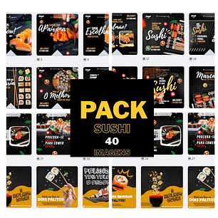 Pack canva Sushi