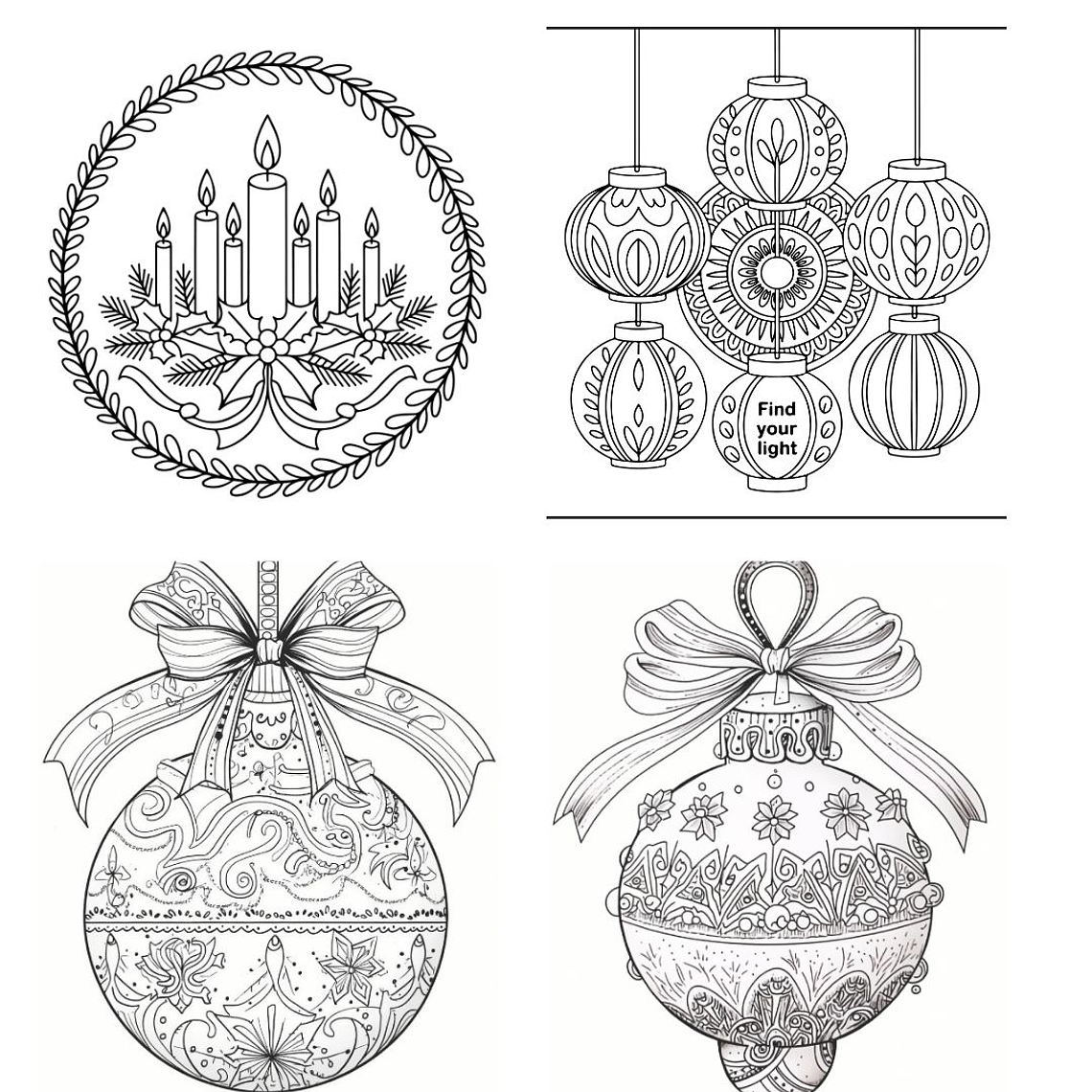 10 Livros de Mandalas de Natal 5