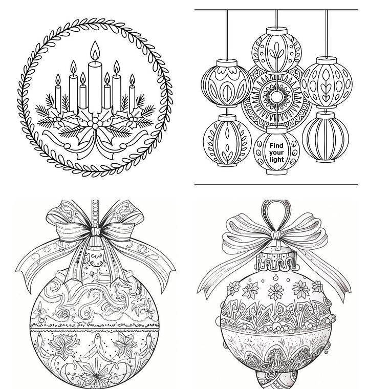 10 Livros de Mandalas de Natal 5