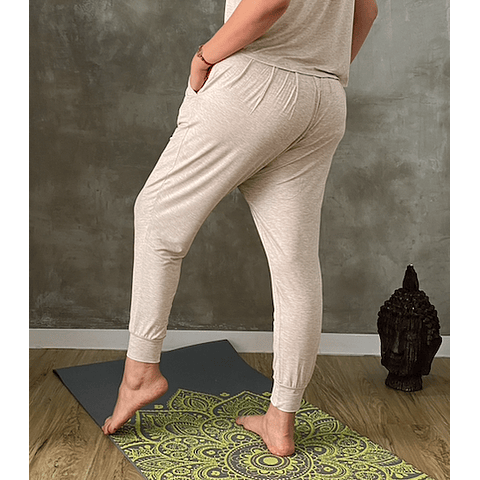 Pantalón Zazen Yoga y meditación Crudo 