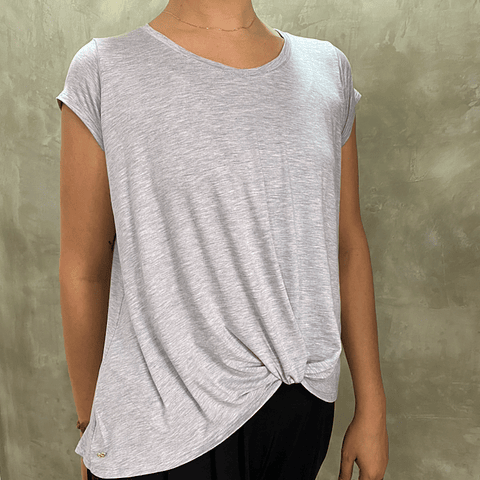 Blusa Yoga y Meditación Conexión Gris