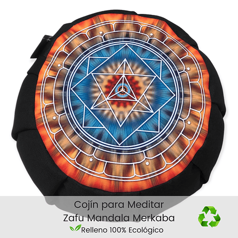 Cojín Zafu Mandala Merkabah