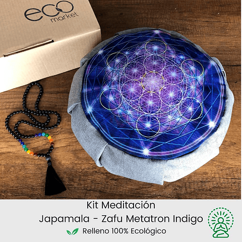 Kit Meditación Japamala + Zafu Metatrón