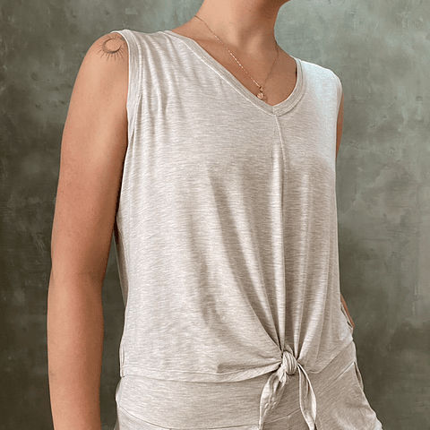 Blusa Yoga y Meditación Serenidad Crudo