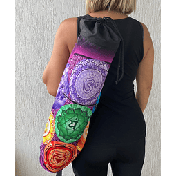 Bolso Porta Mat Diseño Chakras 