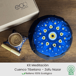 Kit Meditación Cuenco 10 cm + Zafu Nazar