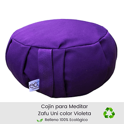 Cojín Zafu Para Meditar Uni Color Violeta