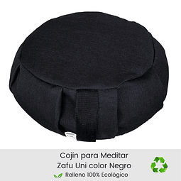 Cojín Zafu Para Meditar Uni Color Negro