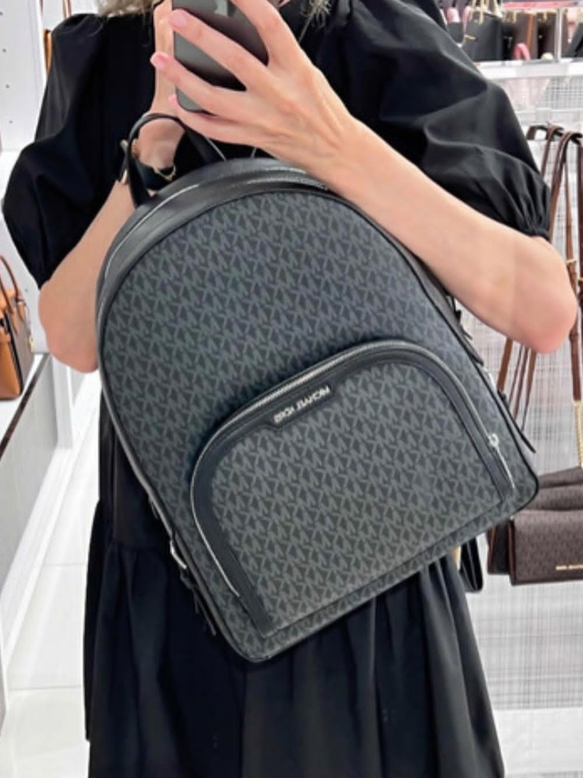 Michael Kors Large Zip Pocket Backpack Original 1