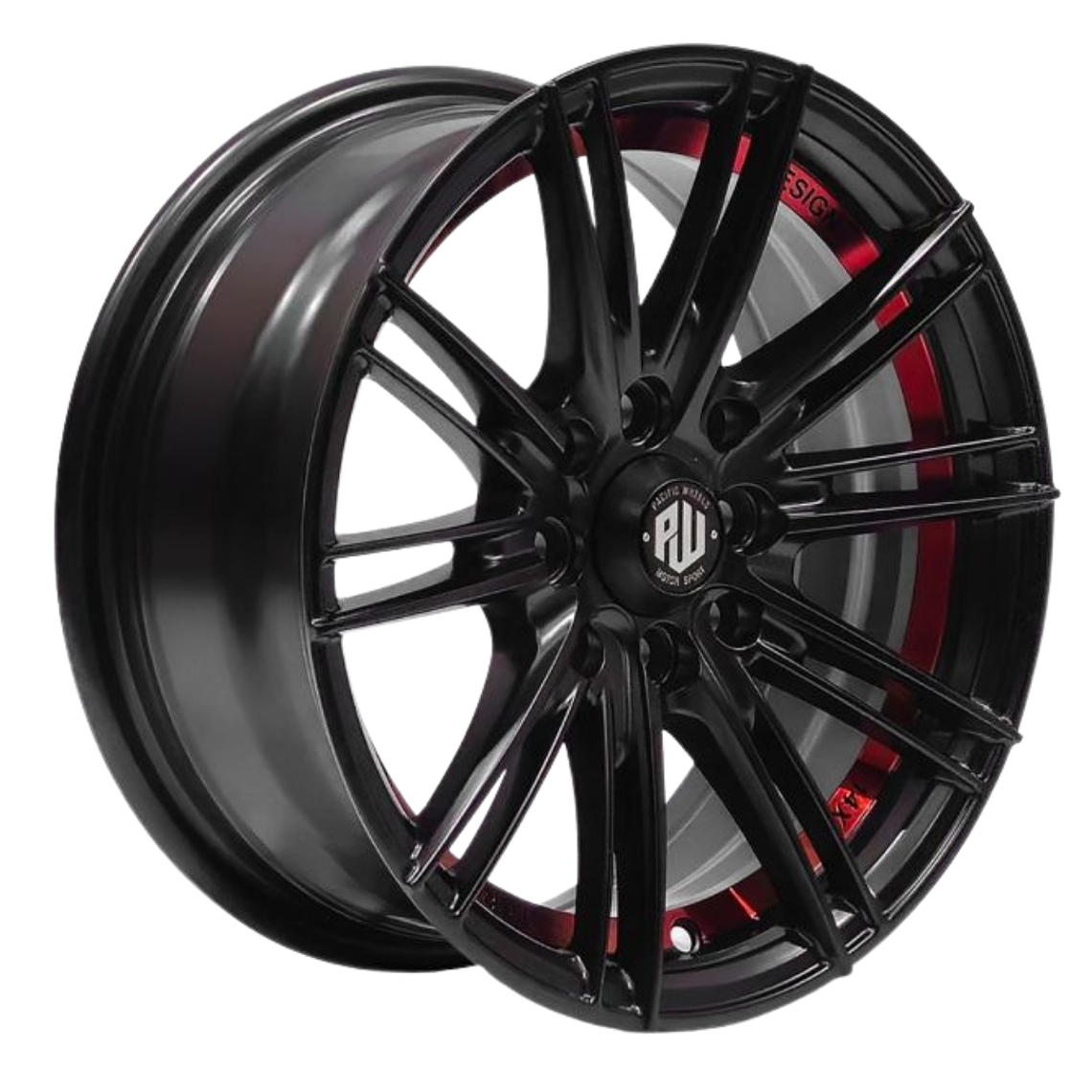 LLANTAS 14X6 4X100/4X108 ET25 SUGO BM-UC-RED  2