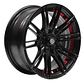 LLANTAS 14X6 4X100/4X108 ET25 SUGO BM-UC-RED  - Miniatura 2