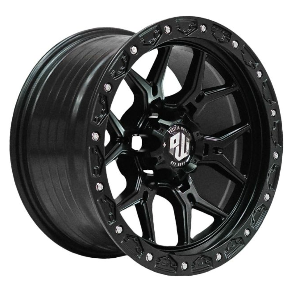 LLANTAS 17X9 6X139 ET0 VR601BL MB PACIFIC WHEELS 1