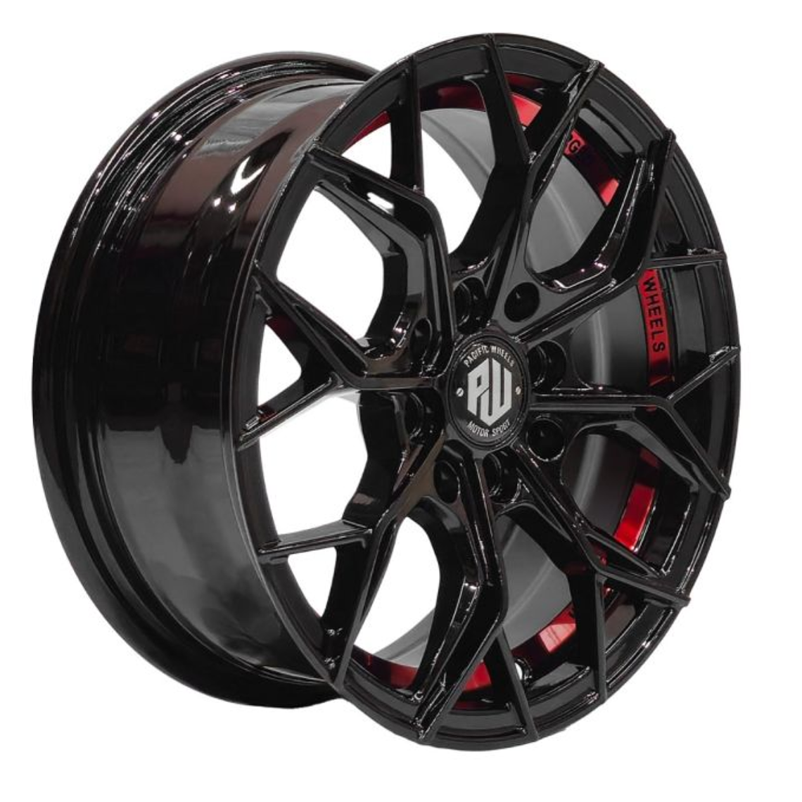 LLANTAS 14x6 4x100/4x114 ET35 GYRFA B-UC-RED PACIFIC WHEELS 1