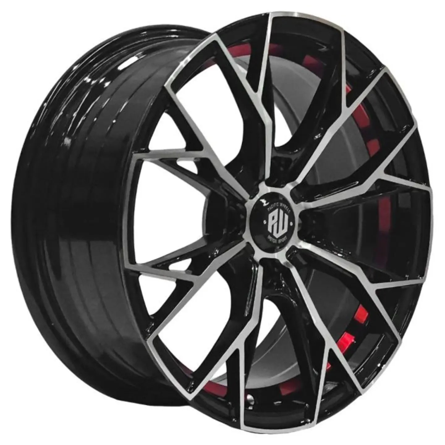 LLANTAS 14X6 4X100/4X114 ET35 SUPERSPEED BM-UC-RED PACIFIC WHEELS 1