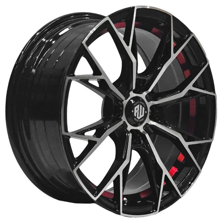 LLANTAS 14X6 4X100/4X114 ET35 SUPERSPEED BM-UC-RED PACIFIC WHEELS 1