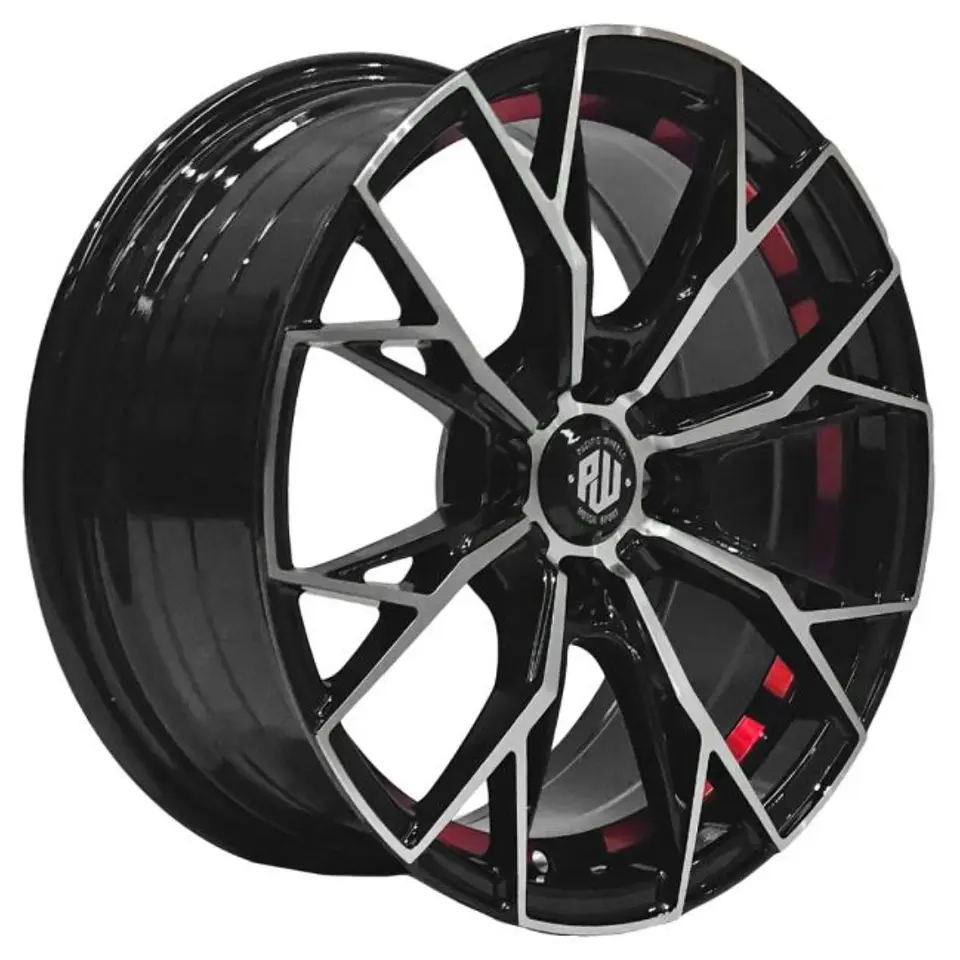 LLANTAS 14X6 4X100/4X114 ET35 SUPERSPEED BM-UC-RED PACIFIC WHEELS 1