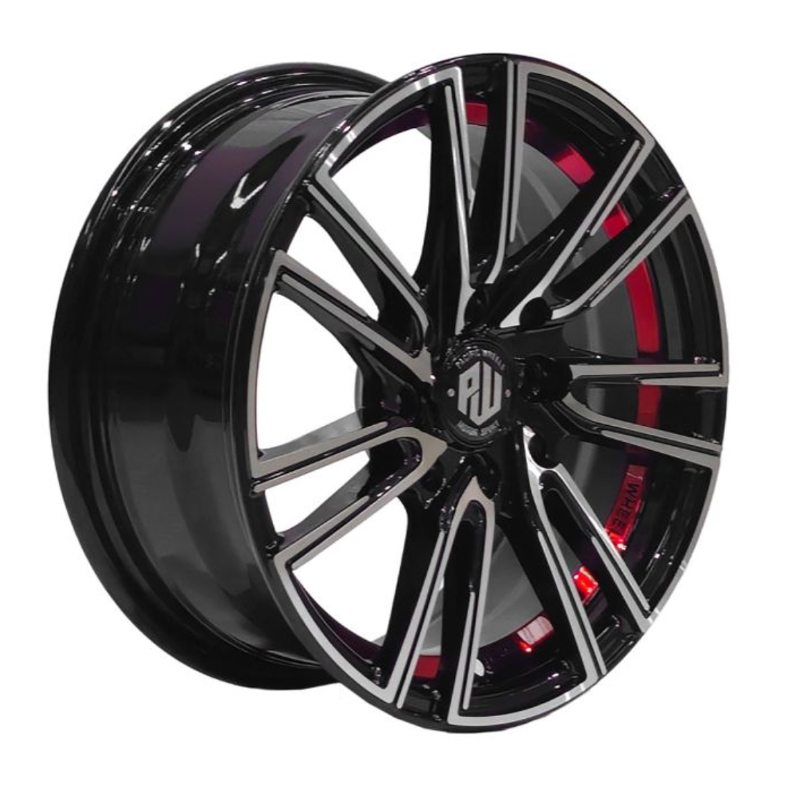 LLANTAS 14X6 4X100/4X114 ET35 CHUKYO BM-UC-RED PACIFIC WHEELS 1