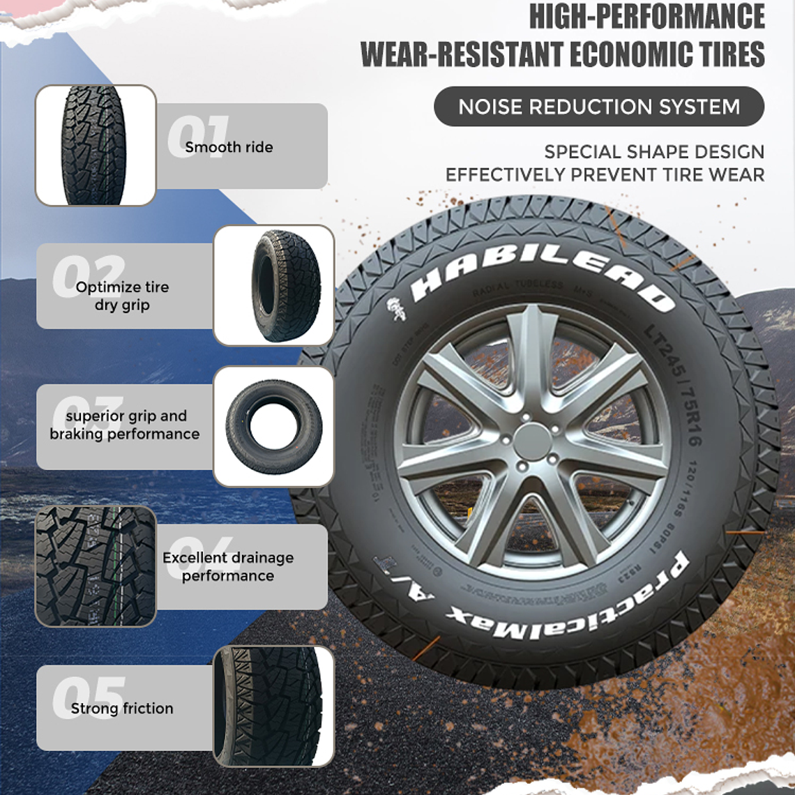 P225/70R16 103T RS23 KAPSEN 5