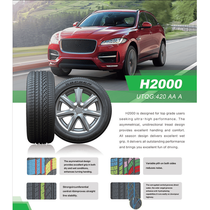 215/45R17XL 91W H2000 KAPSEN 2