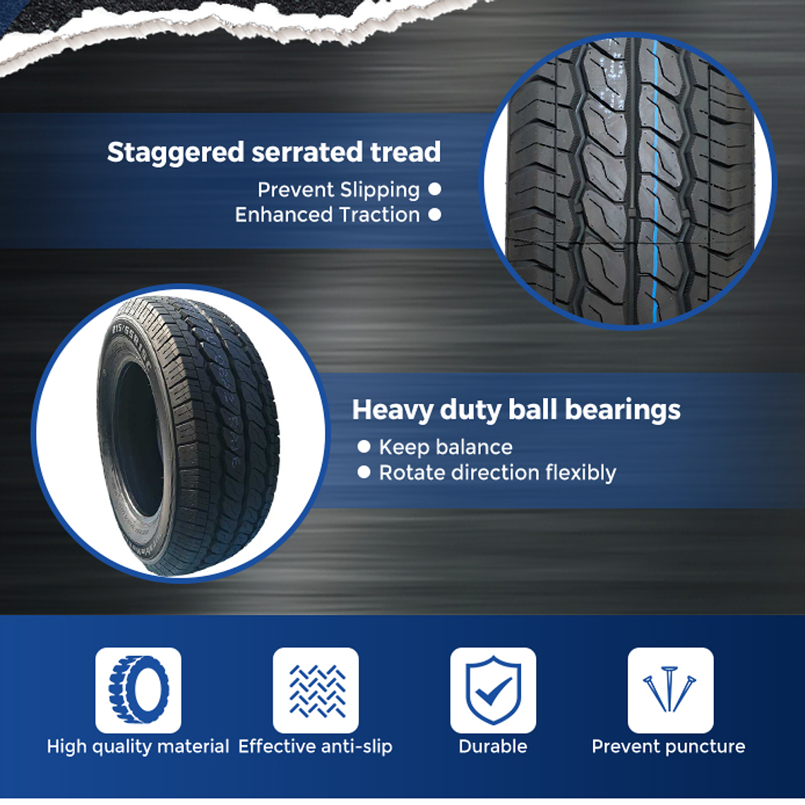 195R15C 106/104T 8PR RS01 KAPSEN 3