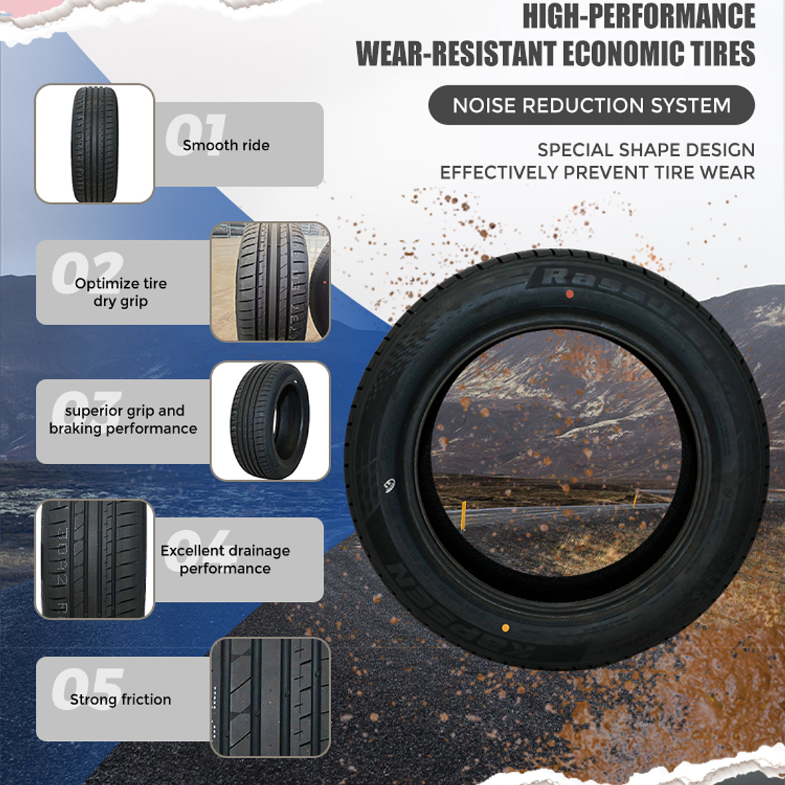 185/55R16 83V K737 KAPSEN 5