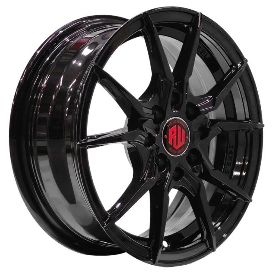 LLANTAS 14x5.5 4x100/4x114 ET35 VENENO B PACIFIC WHEELS 1