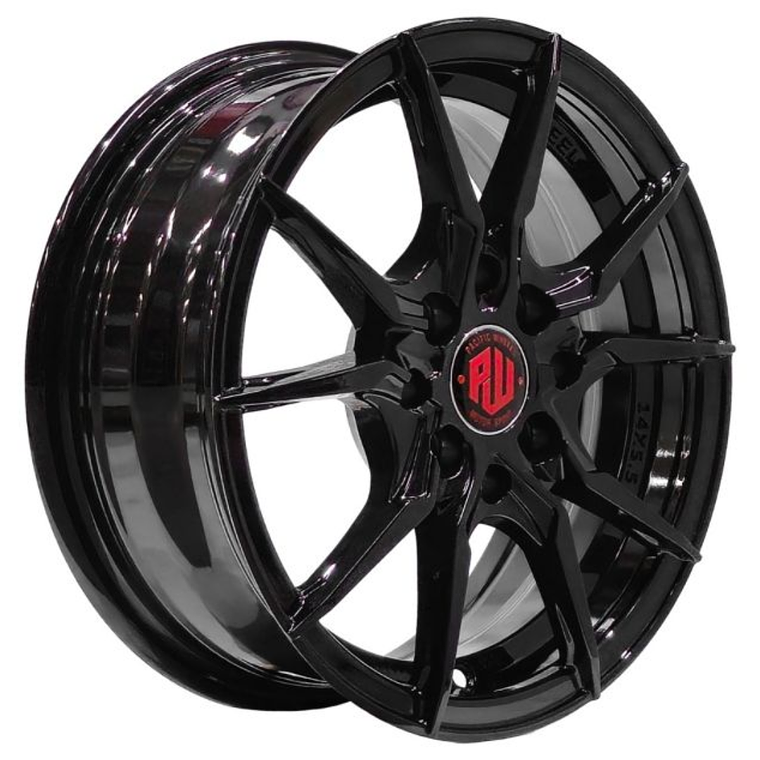 LLANTAS 14x5.5 4x100/4x114 ET35 VENENO B PACIFIC WHEELS 1