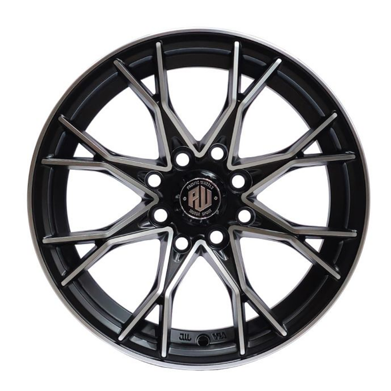 LLANTAS 14x5.5 4x100/4x114 ET35 HIZ BM PACIFIC WHEELS 1