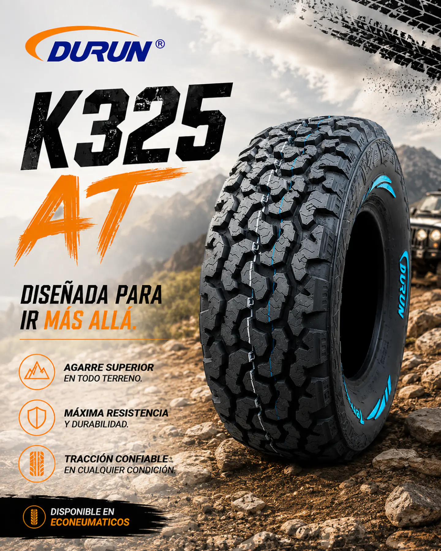 235/60R18 119Q 8PR TODO TERRENO K325 DURUN 3