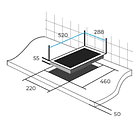 Encimera Vitrocerámica 2 quemadores 2