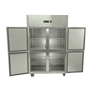 Congelador vertical 4 puertas 1000 lts. 1220x760x1965 mm. 2