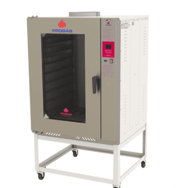 Horno Turbo 10 bandejas perforadas a Gas 