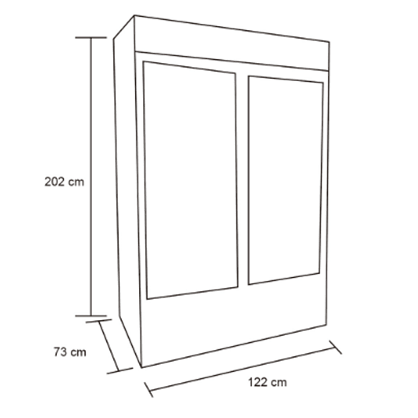 Freezer Vertical 800 Lts Puerta de Vidrio Maigas 5
