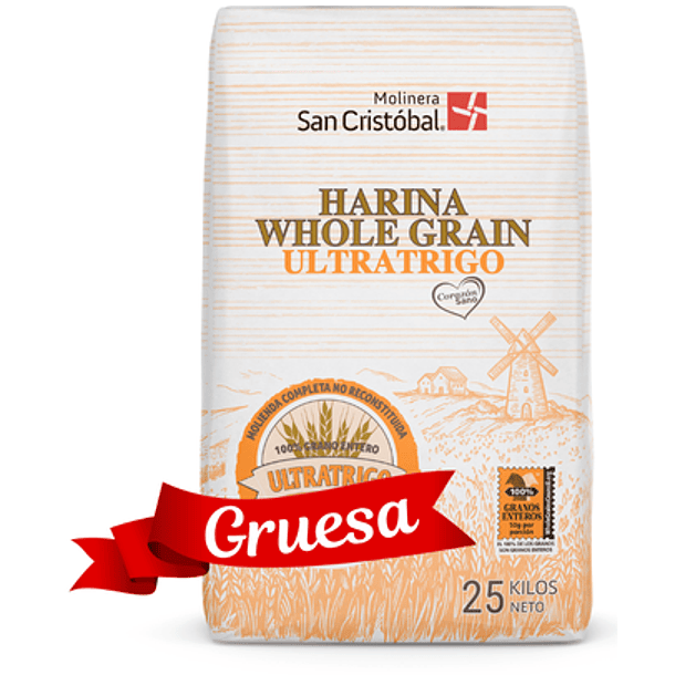 Pack Harina Integral Gruesa San Cristóbal (5 Sacos)