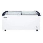 Congelador Comercial 520L con Tapa de Vidrio Curvo 1
