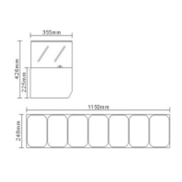 Salsera Sobremesa 7 Depósitos Modelo KVSR-1500L