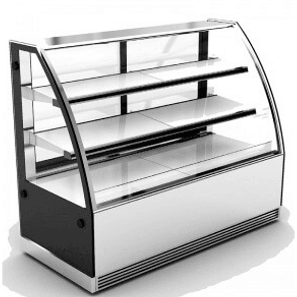 Vitrina Pastelera Curva 1 Mt Bozzo