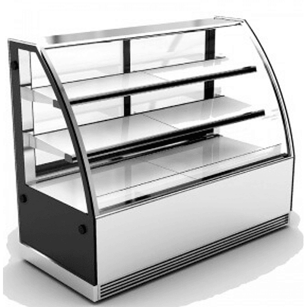 Vitrina Pastelera Curva 2 Mts Bozzo