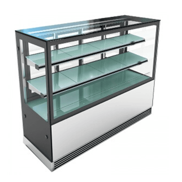 Vitrina Pastelera Cuadrada 2Mts Bozzo