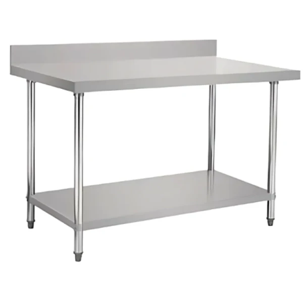 Mesón Acero Inoxidable Mural 100x80x90cm