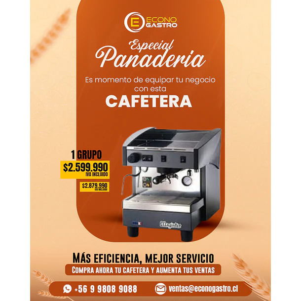 Cafetera 1 Grupo Magister MS60