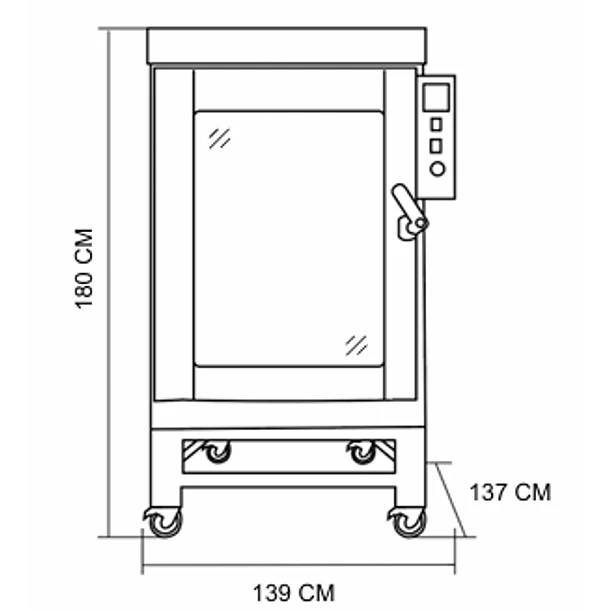 Horno Turbo Convector 10 Bandejas Flatline 3