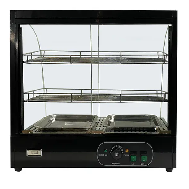 Vitrina Mantenedora de Calor Maigas Negra 3