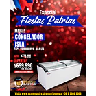Congelador Isla Tapa De Vidrio Curvo 654 Lts. Maigas 1