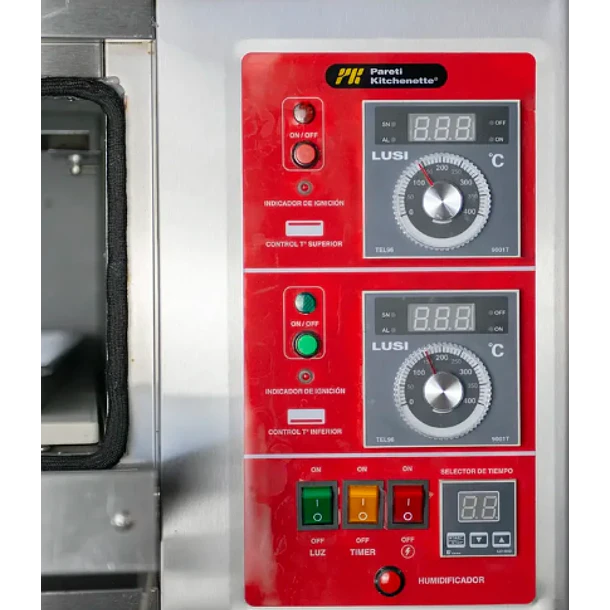 Horno de Piso 2 Cámaras a Gas Pareti 4