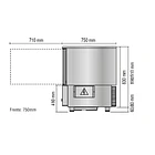 Abatidor de Temperatura de 5 Bandejas Italiano Touch 4