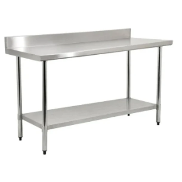Meson de Acero Inoxidable Central de 160x80x90cm