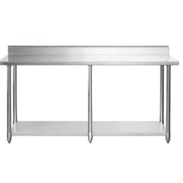 Mesón Acero Inoxidable 200x80x90cm