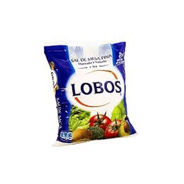Sal de mesa  Lobos 1 kg