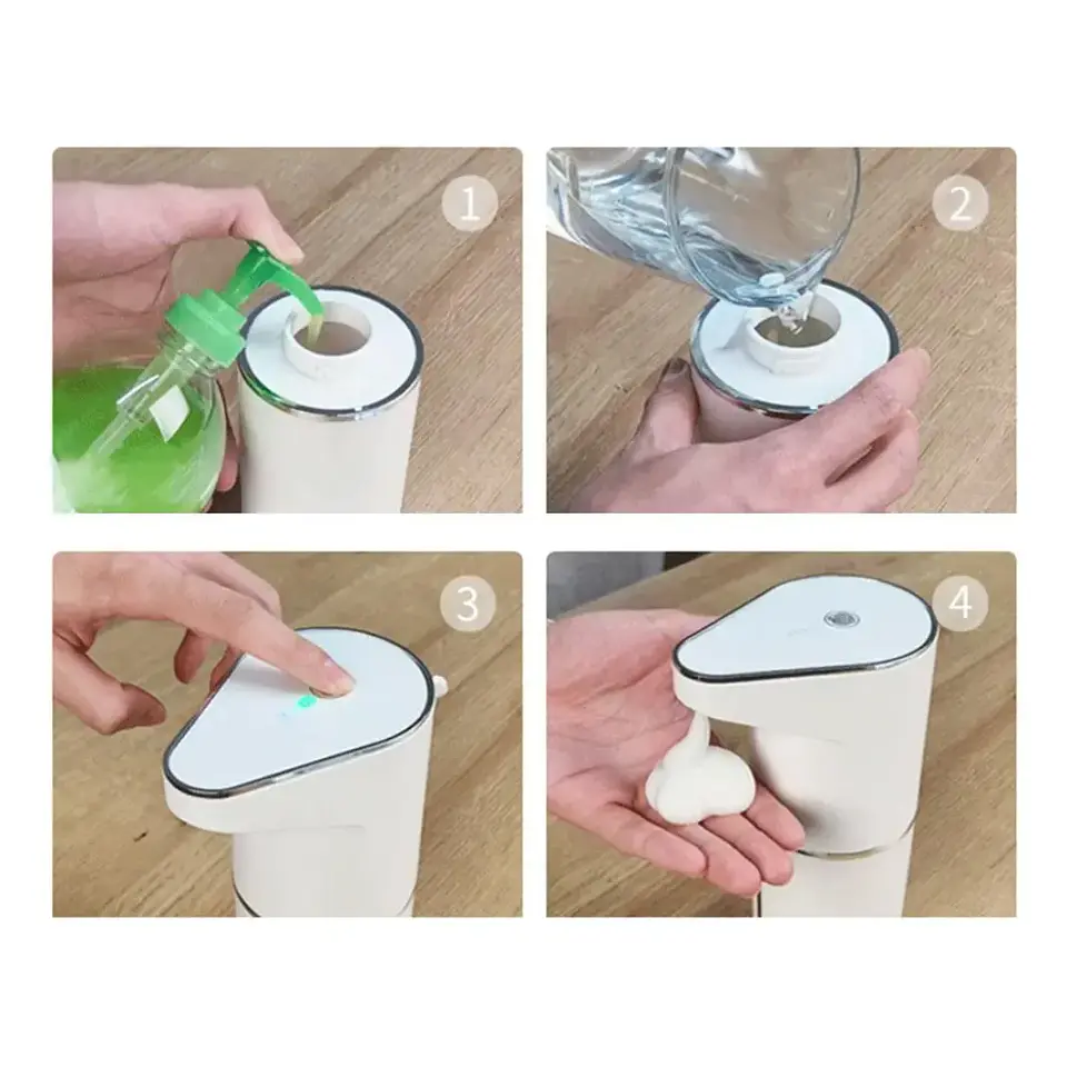 Dispensador Automático de Jabón y Espuma con Sensor Infrarrojo Econoria™ 6